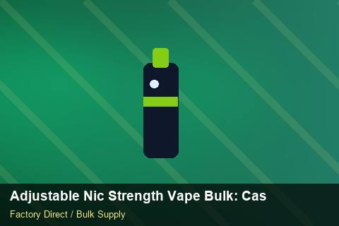 Adjustable Nic Strength Vape Bulk — Adjustable Nic Strength Vape Bulk: Case Studies — Buyer Meetings photo 1