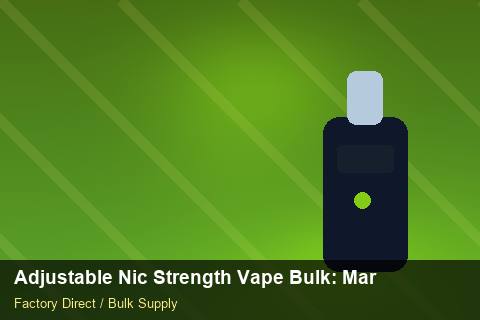 Adjustable Nic Strength Vape Bulk — Adjustable Nic Strength Vape Bulk: Margin Calculator — Buyer Meetings photo 2