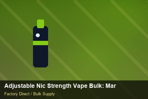 Adjustable Nic Strength Vape Bulk — Adjustable Nic Strength Vape Bulk: Market Comparison — Buyer Meetings photo 2