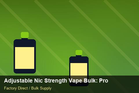 Adjustable Nic Strength Vape Bulk — Adjustable Nic Strength Vape Bulk: Procurement Checklist — Buyer Meetings photo 1