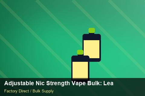 Adjustable Nic Strength Vape Bulk — Adjustable Nic Strength Vape Bulk: Lead Time & MOQ — Factory Visit photo 1