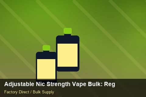 Adjustable Nic Strength Vape Bulk — Adjustable Nic Strength Vape Bulk: Regulatory Update — Factory Visit photo 1