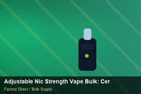 Adjustable Nic Strength Vape Bulk — Adjustable Nic Strength Vape Bulk: Certifications & MSDS — Factory Visit photo 2