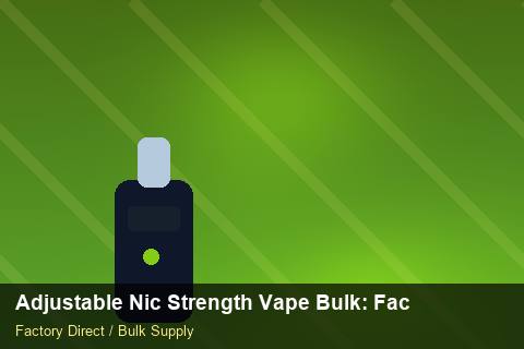 Adjustable Nic Strength Vape Bulk — Adjustable Nic Strength Vape Bulk: Factory Audit Report — Factory Visit photo 1