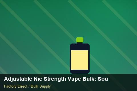 Adjustable Nic Strength Vape Bulk — Adjustable Nic Strength Vape Bulk: Sourcing Workflow — Factory Visit photo 2