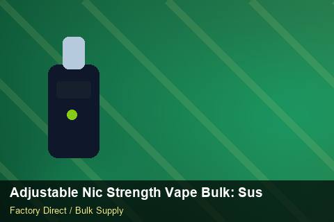Adjustable Nic Strength Vape Bulk — Adjustable Nic Strength Vape Bulk: Sustainability — Factory Visit photo 2