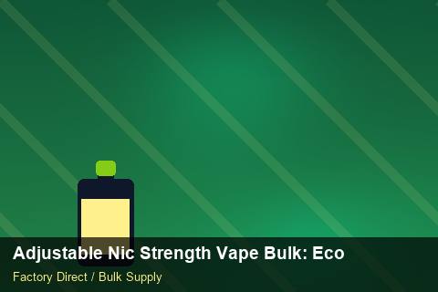 Adjustable Nic Strength Vape Bulk — Adjustable Nic Strength Vape Bulk: Eco-Friendly Materials — Factory Visit photo 1