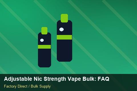 Adjustable Nic Strength Vape Bulk — Adjustable Nic Strength Vape Bulk: FAQ — Factory Visit photo 2