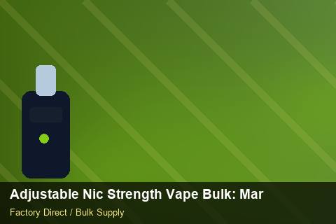 Adjustable Nic Strength Vape Bulk — Adjustable Nic Strength Vape Bulk: Margin Calculator — Factory Visit photo 2