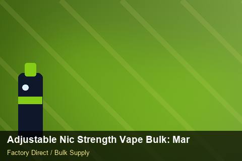 Adjustable Nic Strength Vape Bulk — Adjustable Nic Strength Vape Bulk: Market Comparison — Factory Visit photo 2