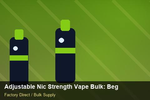 Adjustable Nic Strength Vape Bulk — Adjustable Nic Strength Vape Bulk: Beginner's Guide — Factory Visit photo 1