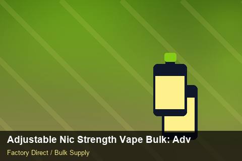 Adjustable Nic Strength Vape Bulk — Adjustable Nic Strength Vape Bulk: Advanced Sourcing — Factory Visit photo 2