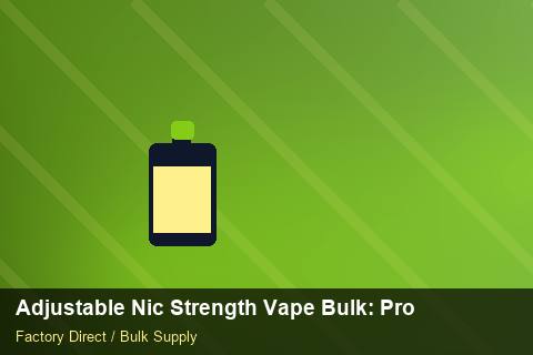 Adjustable Nic Strength Vape Bulk — Adjustable Nic Strength Vape Bulk: Procurement Checklist — Factory Visit photo 1