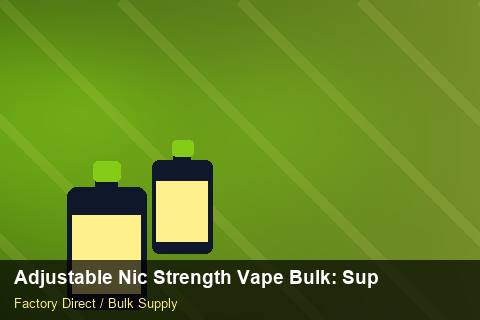 Adjustable Nic Strength Vape Bulk — Adjustable Nic Strength Vape Bulk: Supplier Vetting — Factory Visit photo 2