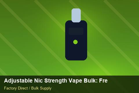 Adjustable Nic Strength Vape Bulk — Adjustable Nic Strength Vape Bulk: Freight Insurance — Factory Visit photo 2