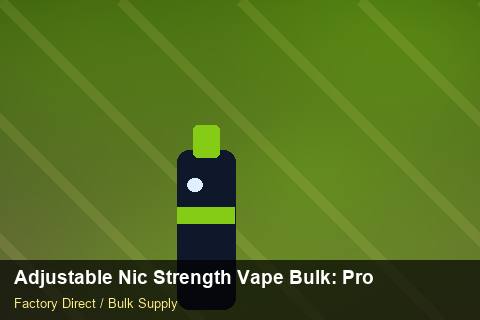 Adjustable Nic Strength Vape Bulk — Adjustable Nic Strength Vape Bulk: Product Launch Playbook — Factory Visit photo 2