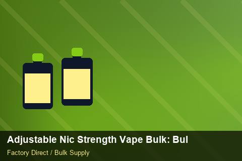 Adjustable Nic Strength Vape Bulk — Adjustable Nic Strength Vape Bulk: Bulk Supplier Guide — for German Importers photo 2