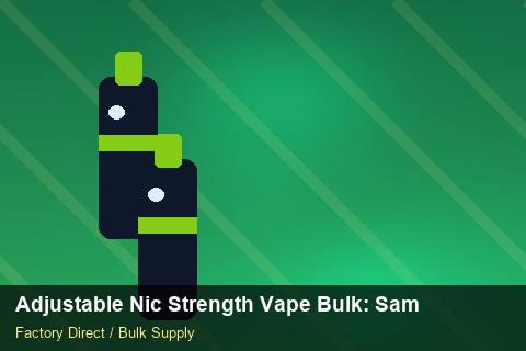 Adjustable Nic Strength Vape Bulk — Adjustable Nic Strength Vape Bulk: Sample Policy — for German Importers photo 1