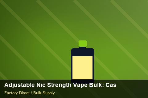 Adjustable Nic Strength Vape Bulk — Adjustable Nic Strength Vape Bulk: Case Studies — for German Importers photo 2