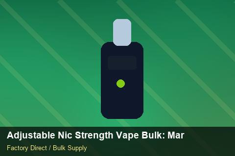 Adjustable Nic Strength Vape Bulk — Adjustable Nic Strength Vape Bulk: Market Comparison — for German Importers photo 1