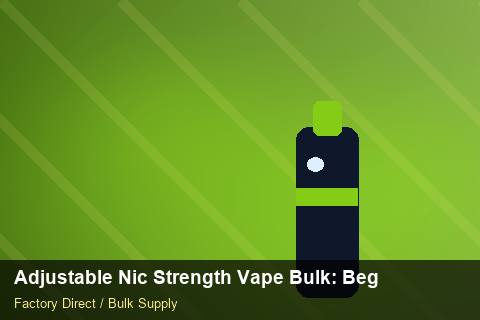 Adjustable Nic Strength Vape Bulk — Adjustable Nic Strength Vape Bulk: Beginner's Guide — for German Importers photo 1