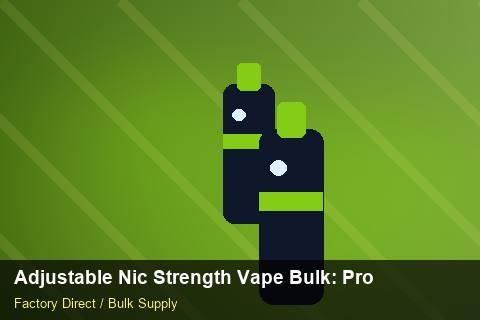 Adjustable Nic Strength Vape Bulk — Adjustable Nic Strength Vape Bulk: Product Launch Playbook — for German Importers photo 2