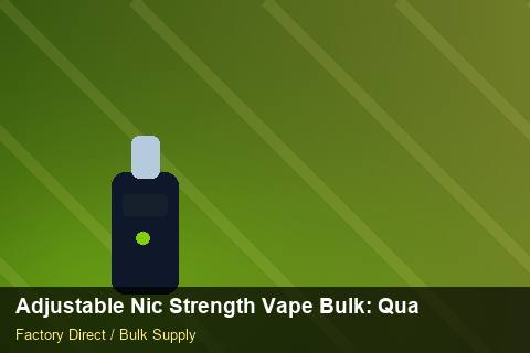 Adjustable Nic Strength Vape Bulk — Adjustable Nic Strength Vape Bulk: Quality Inspection Checklist — for UK Retailers photo 1