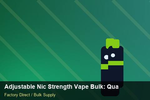 Adjustable Nic Strength Vape Bulk — Adjustable Nic Strength Vape Bulk: Quality Inspection Checklist — for UK Retailers photo 2