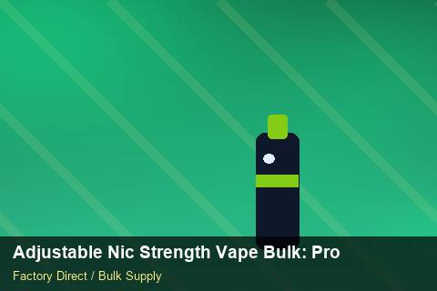 Adjustable Nic Strength Vape Bulk — Adjustable Nic Strength Vape Bulk: Procurement Strategy — for UK Retailers photo 2