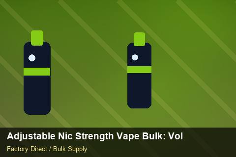 Adjustable Nic Strength Vape Bulk — Adjustable Nic Strength Vape Bulk: Volume Pricing Tiers — for UK Retailers photo 2