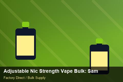 Adjustable Nic Strength Vape Bulk — Adjustable Nic Strength Vape Bulk: Sample Policy — for UK Retailers photo 2