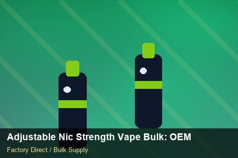 Adjustable Nic Strength Vape Bulk — Adjustable Nic Strength Vape Bulk: OEM & ODM Service — for UK Retailers photo 2