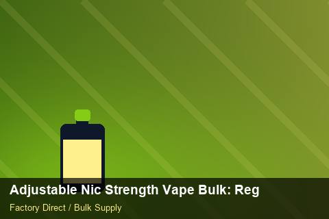 Adjustable Nic Strength Vape Bulk — Adjustable Nic Strength Vape Bulk: Regulatory Update — for UK Retailers photo 1