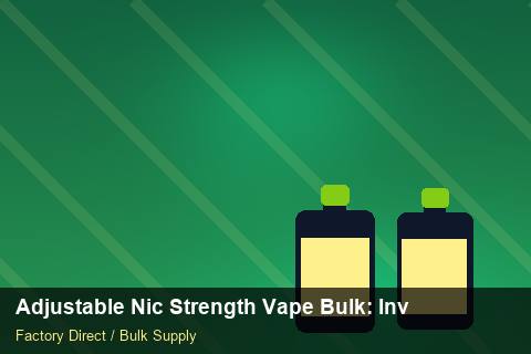 Adjustable Nic Strength Vape Bulk — Adjustable Nic Strength Vape Bulk: Inventory Management — for UK Retailers photo 2