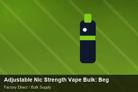 Adjustable Nic Strength Vape Bulk — Adjustable Nic Strength Vape Bulk: Beginner's Guide — for UK Retailers photo 1