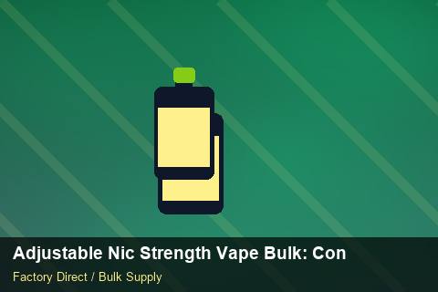 Adjustable Nic Strength Vape Bulk — Adjustable Nic Strength Vape Bulk: Contract Essentials — for UK Retailers photo 2