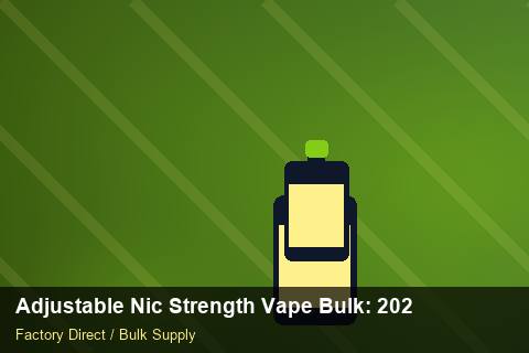Adjustable Nic Strength Vape Bulk — Adjustable Nic Strength Vape Bulk: 2026 Buyer's Handbook — for US Distributors photo 1