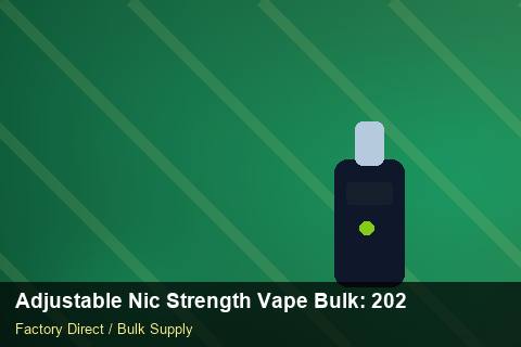 Adjustable Nic Strength Vape Bulk — Adjustable Nic Strength Vape Bulk: 2026 Buyer's Handbook — for US Distributors photo 2