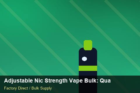 Adjustable Nic Strength Vape Bulk — Adjustable Nic Strength Vape Bulk: Quality Inspection Checklist — for US Distributors photo 2