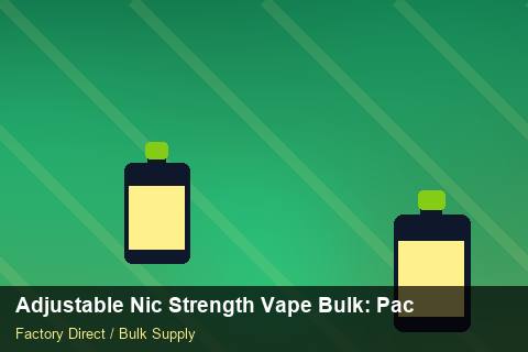 Adjustable Nic Strength Vape Bulk — Adjustable Nic Strength Vape Bulk: Packaging Standards — for US Distributors photo 1