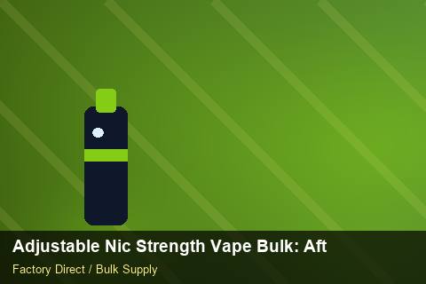 Adjustable Nic Strength Vape Bulk — Adjustable Nic Strength Vape Bulk: After-Sales Support — for US Distributors photo 1