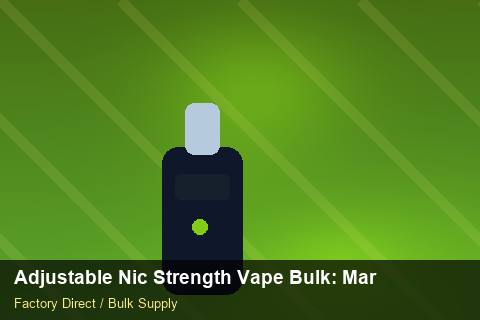Adjustable Nic Strength Vape Bulk — Adjustable Nic Strength Vape Bulk: Market Trends 2026 — for US Distributors photo 2