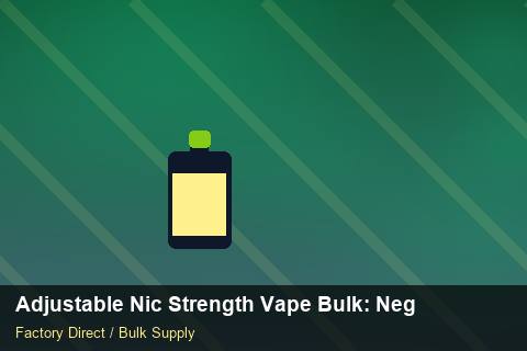 Adjustable Nic Strength Vape Bulk — Adjustable Nic Strength Vape Bulk: Negotiation Tips — for US Distributors photo 2