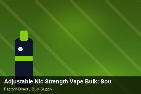 Adjustable Nic Strength Vape Bulk — Adjustable Nic Strength Vape Bulk: Sourcing Workflow — for US Distributors photo 1