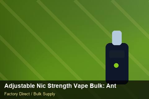 Adjustable Nic Strength Vape Bulk — Adjustable Nic Strength Vape Bulk: Anti-Counterfeit Measures — for US Distributors photo 1