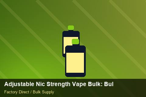 Adjustable Nic Strength Vape Bulk — Adjustable Nic Strength Vape Bulk: Bulk Supplier Guide — for EU Chains photo 2