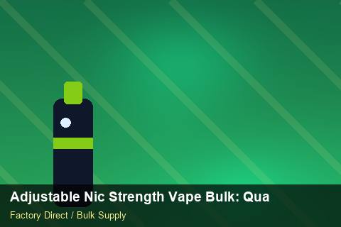 Adjustable Nic Strength Vape Bulk — Adjustable Nic Strength Vape Bulk: Quality Inspection Checklist — for EU Chains photo 2