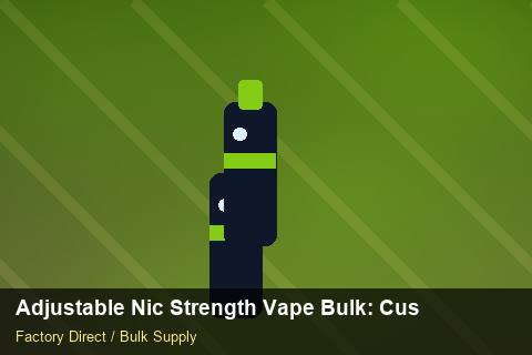 Adjustable Nic Strength Vape Bulk — Adjustable Nic Strength Vape Bulk: Customs Documentation — for EU Chains photo 1