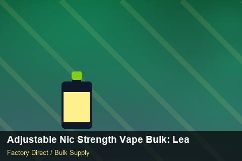 Adjustable Nic Strength Vape Bulk — Adjustable Nic Strength Vape Bulk: Lead Time & MOQ — for EU Chains photo 1