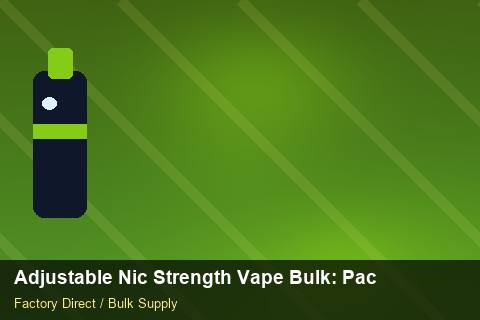 Adjustable Nic Strength Vape Bulk — Adjustable Nic Strength Vape Bulk: Packaging Standards — for EU Chains photo 2